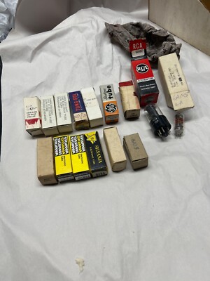 NOS Sylvania GE RCA Tung-Sol Raytheon Shakespeare ELECTRON TUBE Lot