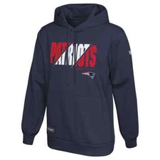New England Patriot New Era Combine Authentic "Performance" Pullover Hoodie-Blue