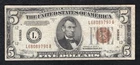 FR. 2302 1934-A $5 FIVE DOLLARS “HAWAII” FRN FEDERAL RESERVE NOTE VERY FINE (G)