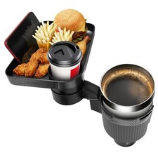 Car Cup Holder Tray Extra Large Car Cup Holder Expander with 360  Rotation
