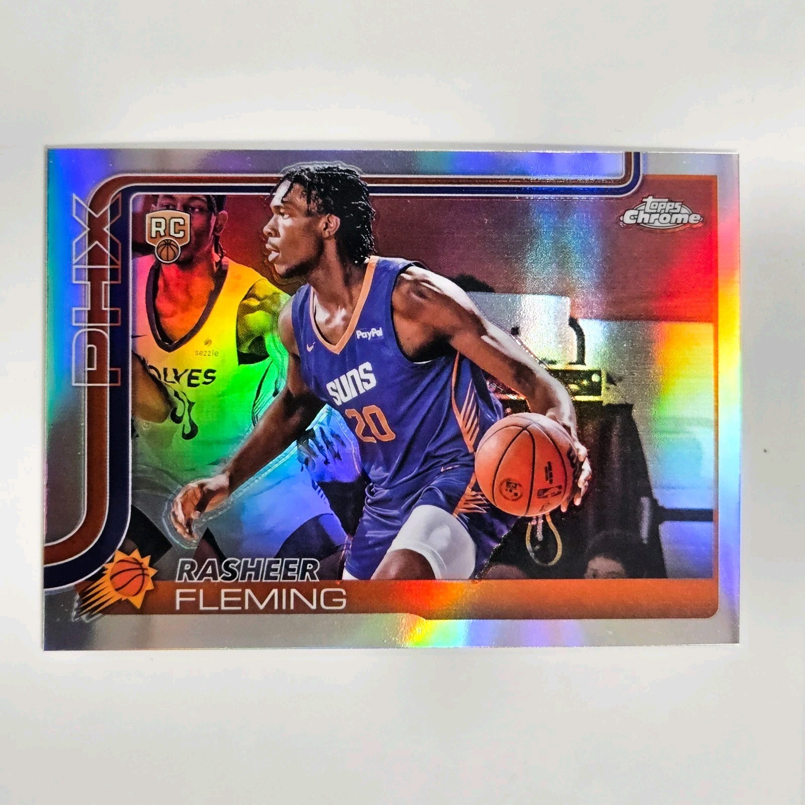 2025-26 Topps Chrome - Rasheer Fleming #281 Refractor (RC)