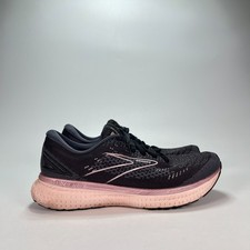 Brooks Glycerin GTS 19 Black Pink Lace Up Running Shoes 1203431B074 Women s Sz 9