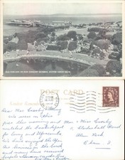 Old Pier and Prince Consort Gardens Weston super Mare 1959 postmark Landscapes