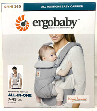 Ergobaby Omni 360 All-in-One Baby Carrier Newborn/Toddler 7-45lbs / Pearl Grey