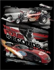 NHRA - 4 Seconds Tin Sign - Nostalgic Vintage Metal Wall Decor - Made in USA - 1