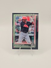 2025 Donruss Optic Darren Baker Black Disco Rated Rookie #43 Nationals