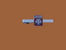 U.S MILITARY 82nd AIRBORNE DIVISION TIE BAR TIE TAC MADE IN THE U.S.A 