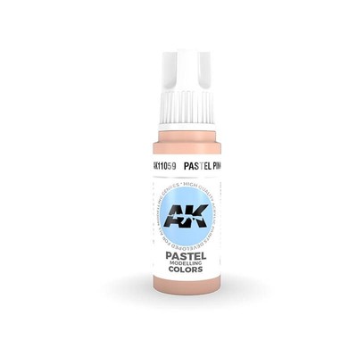AK Interactive 17ml Bottle Pastel Pink 3rd Gen Acrylic Paint AK11059