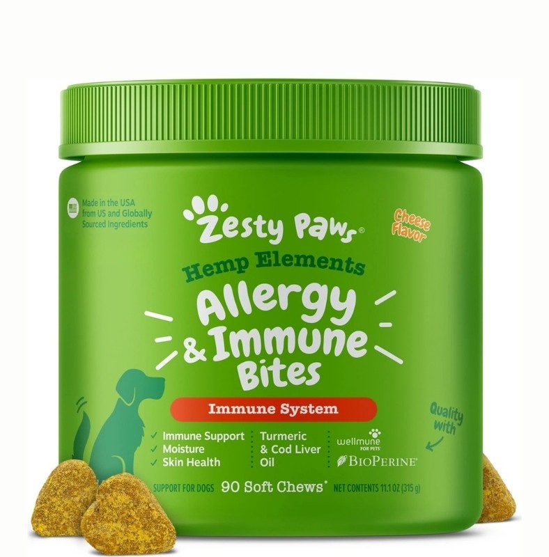 zesty paws allergy immune bites