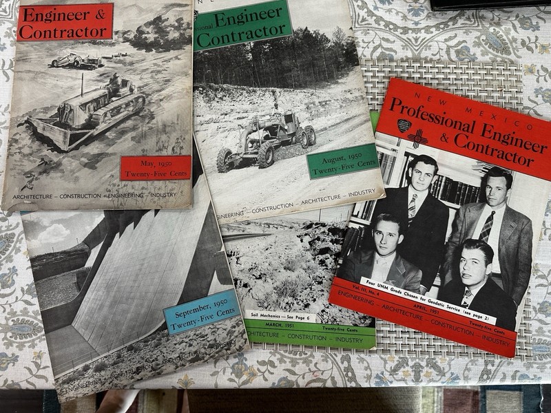 Vintage New Mexico Engineer and Contractor Magazine