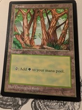 Magic The Gathering ASIA PACIFIC LAND PROGRAM APAC FOREST CHINA Blue pack MTG