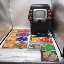 GPX Karaoke Machine JM332B w Mic Charger CDG Karaoke Discs Bundle Tested Works