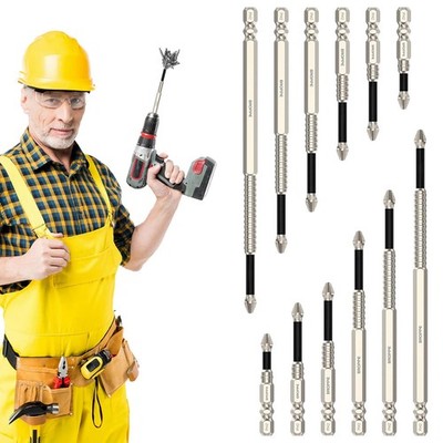 12PCS High Magnetic Screwdriver Drill Bit Set, K5 Impact Anti-Slip Magnetic P...