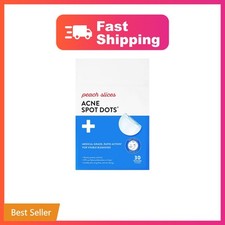 Peach Slices - Acne Spot Dots 30 ct - Hydrocolloid Pimple Patches for Face ...