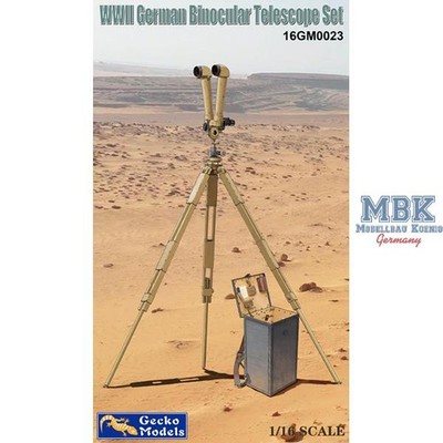 Gecko Models 16GM0023 German Binocular Telescope Set 1:16