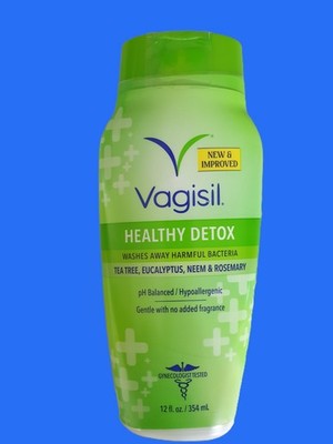 Vagisil Healthy Detox Body Cleanser for Intimate Area Hygiene pH Balanced 12 oz