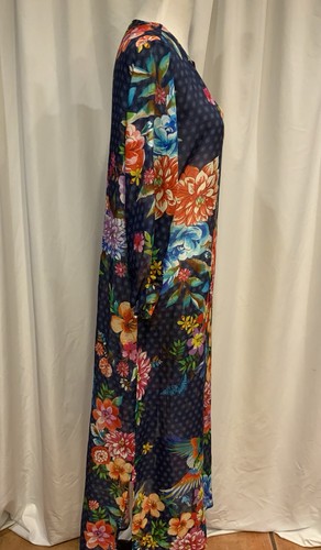 Johnny Was langes Kaftan Kleid Ocean Dreamer Maxi Coverup, Größe S - Bild 8 von 10