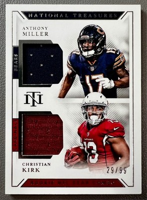 Anthony Miller Christian Kirk 2018 Panini National Treasures Football #GCM-1 /99