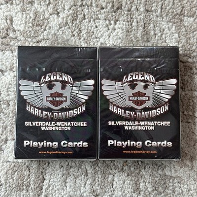 Harley Davidson Playing Cards New Sealed Lot Of 2 Decks Washington 2009 Rare