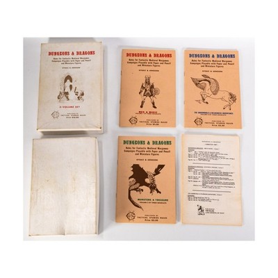 TSR Basic D&D D&D - Original White Box (4th) VG/VG+