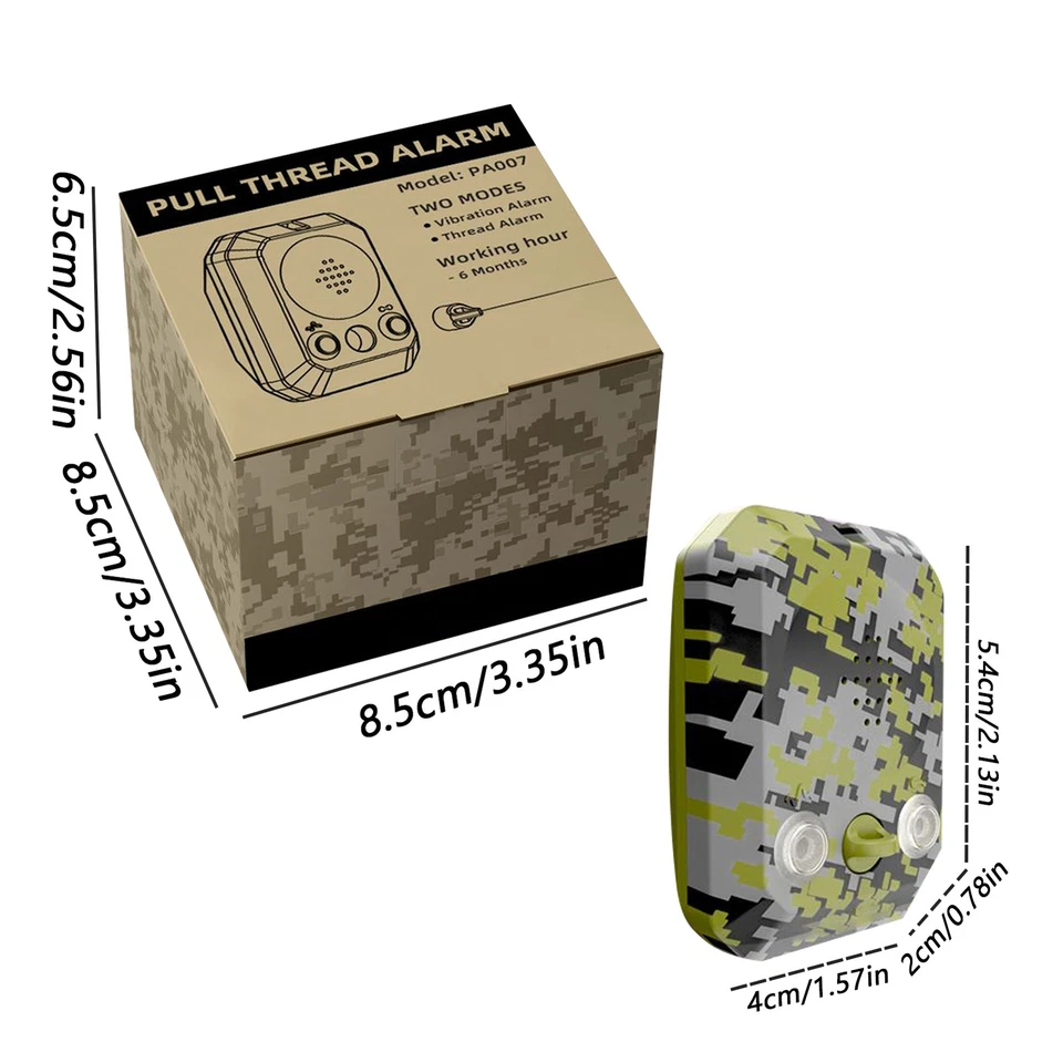 Personal Attack Alarm - 120dB Siren Panic Alarm Safety Device Waterproof Camping - Image 3 of 4