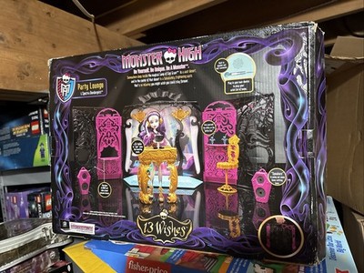 2013 Mattel Monster High 13 Wishes Party Lounge and Spectra