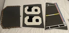 Authentic 1985 Deck (3) Lot ! USS Flagg GI Joe Aircraft Carrier Hasbro Rare