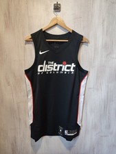 AUTHENTIC Washington Wizards 2018 2019 city jersey Size 44 M Nike NBA VAPORKNIT