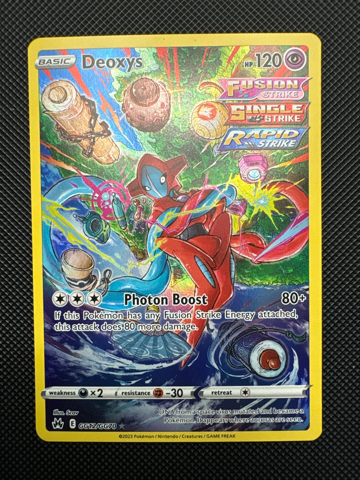 Deoxys GG12/GG70 SWSH: Crown Zenith: Galarian Gallery Holo