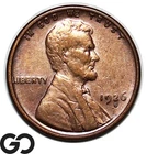 1926-S Lincoln Cent Wheat Penny, Choice AU