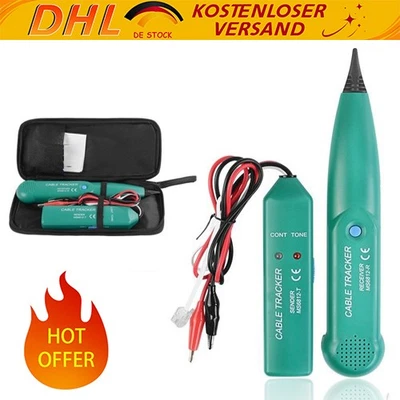 Cable Tracker mit Akku, Sender,Empfänger,Kabelbruch Suchgerät 1,5 kHz MS6812 - Bild 1 von 4