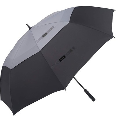 Doubwell golf umbrella large size 68 inches air vent X-Large, grey/black 