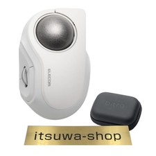 ELECOM bitra Trackball Mouse Quiet Wireless 2.4GHz 5 Buttons White M-MT2MRSAWH