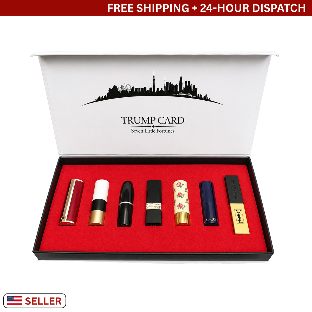 Seven Little Fortunes Lip Box Set – Dior & Gucci Lipsticks | Ideal