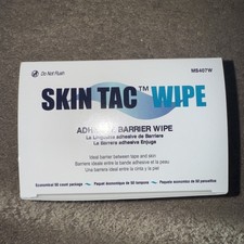 Torbot MS407W Skin-Tac Adhesive Barrier Wipes - 50 Per Box 2 Boxes
