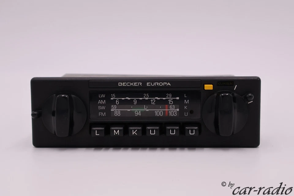 Original Becker Europa 598 Kurier Radio Vintage Oldtimer LMKU Autoradio LMKUUU - Bild 4 von 4