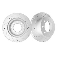 Front Drilled Slotted Brake Rotors For 2006 2007 2008 Dodge Ram 1500 2500 3500 Front Drilled Slotted Brake Rotors For 2006 2007 2008 Dodge Ram 1500 2500 3500
