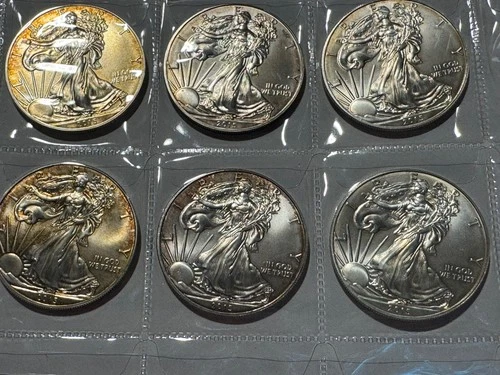 2015 WALKING LIBERTY AMERICAN EAGLE .999 FINE SILVER DOLLAR COIN 1oz. $1 USA (6)