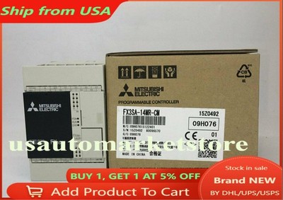 1PC New MITSUBISHI FX3SA-14MR-CM PLC FX3SA14MRCM In Box  US Free TAX