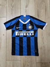 INTER MILAN 2019 2020 HOME FOOTBALL SOCCER JERSEY BOYS 6-8Y 122-128cm NIKE
