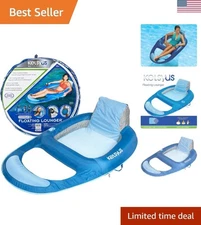 Ultimate Floating Lounger Chair for Adults, Inflatable & Portable with Carry Bag