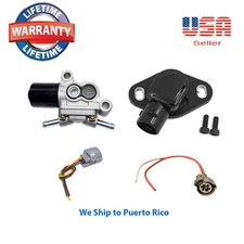 Idle Air Control Valve & Throttle Position Sensor Fit Accord Prelude + CONNECTOR