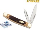 SCHRADE OLD TIMER MIDDLEMAN JACK FOLDING POCKET KNIFE SAWCUT DELRIN HANDLE 33OT