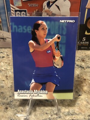 2003 NETPRO TENNIS ANASTASIA MYSKINA ROOKIE #55 RC Olympic Russian Federation