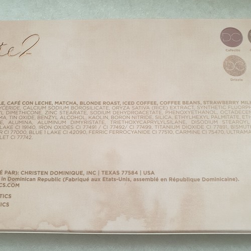 Dominique Cosmetics Latte 2 Lidschatten Palette 10 Pan Neu Verpackt Matt Metallic - Bild 12 von 20