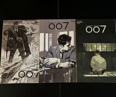 James Bond 007 Dynamite Comics 2022 Issues 1, 2, And 3 Variant Covers