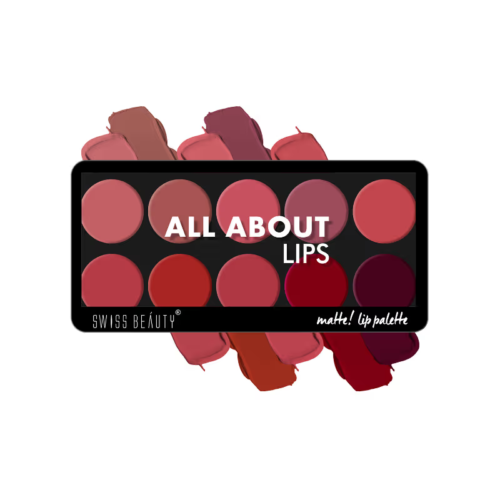 Swiss Beauty All About Lip Palette - Colors 01 (12gm) - Picture 1 of 9