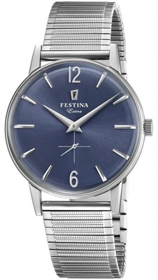 Festina Orologio Uomo F20250-1 – Quarzo, Cassa In Acciaio, Bracciale In Metallo, Design Classico Sportivo, 3 Bar - 2