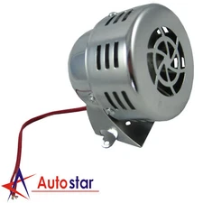 New 12V Chrome Civil Air Raid Alarm Horn Tornado Alarm Motor Driven Universal