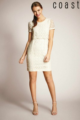 coast cream dress